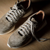 R1 Sneaker . Sage Suede