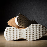 R1 Sneaker. Hellbraunes Wildleder