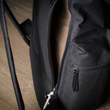 Roll-Top Backpack . Black Charcoal