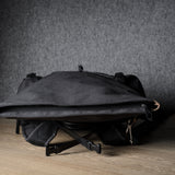 Roll-Top Backpack . Black Charcoal