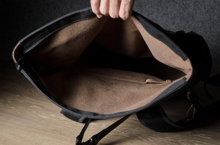 Sac à dos à enroulement. Noir anthracite