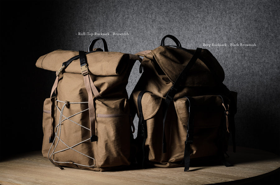 Roll-Top Backpack . Classic Natural