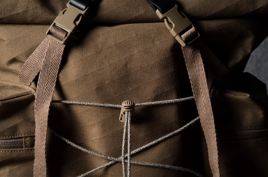 Roll-Top Rucksack . Brownish