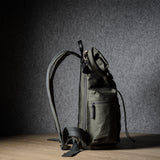 Roll-Top Backpack  . Black Forest