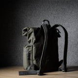 Roll-Top Backpack  . Black Forest