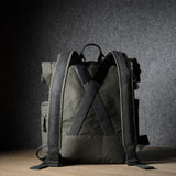 Roll-Top Backpack  . Black Forest