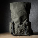 Roll-Top Backpack  . Black Forest