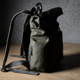 Roll-Top Backpack  . Black Forest