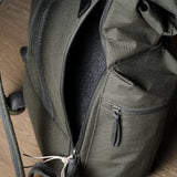 Roll-Top Backpack  . Black Forest