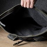 Roll-Top Backpack  . Black Forest