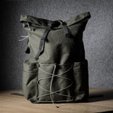 Roll-Top Backpack  . Black Forest