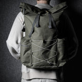 Roll-Top Backpack  . Black Forest