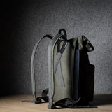 Roll-Top Backpack  . Black Forest