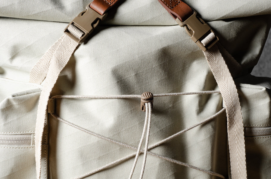 Roll-Top Backpack . Classic Natural