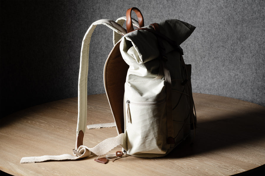 Roll-Top Backpack . Classic Natural