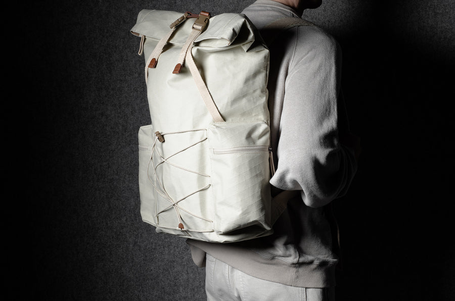 Roll-Top Backpack . Classic Natural