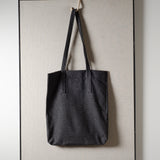 Grand sac fourre-tout Signature en laine. Classique