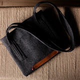 Grand sac fourre-tout Signature en laine. Classique