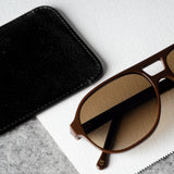 Slim Eyewear Case . Coal