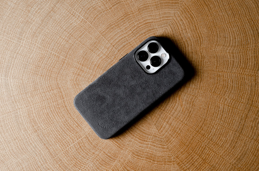 Fuzzy iPhone 14 Pro/Pro Max Cover . Dusty Black