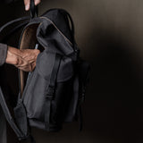 Berg Rucksack. Schwarze Kohle