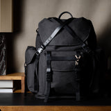 Berg Rucksack. Schwarze Kohle