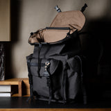 Berg Rucksack. Schwarze Kohle