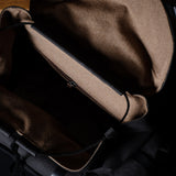 Berg Rucksack. Schwarze Kohle