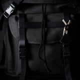 Berg Rucksack. Schwarze Kohle