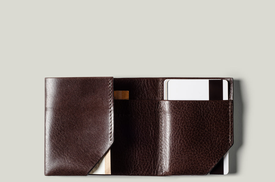 Brieftasche . Dunkle Schokolade
