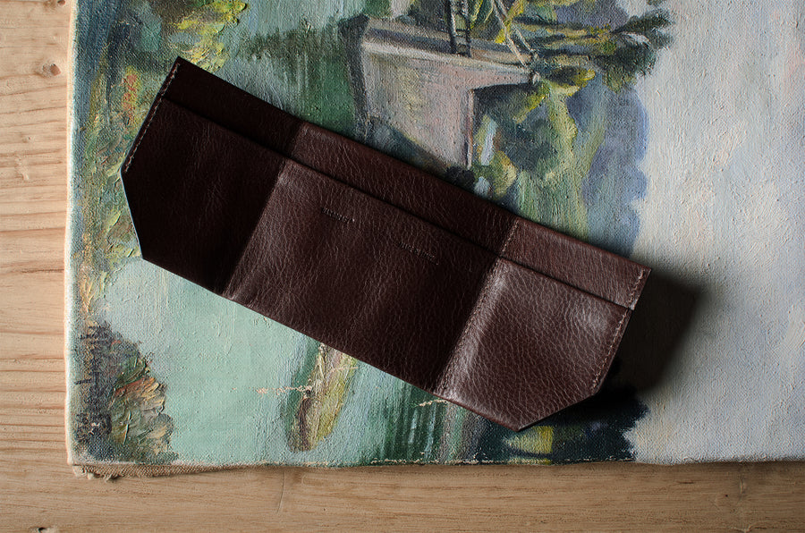 Brieftasche . Dunkle Schokolade