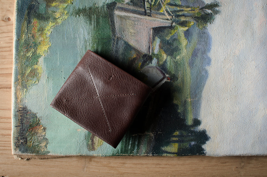 Brieftasche . Dunkle Schokolade