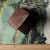 Cash Card Wallet . Dark Chocolate