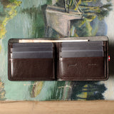 Cash Card Wallet . Dark Chocolate