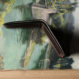 Cash Card Wallet . Dark Chocolate