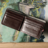 Cash Card Wallet . Dark Chocolate