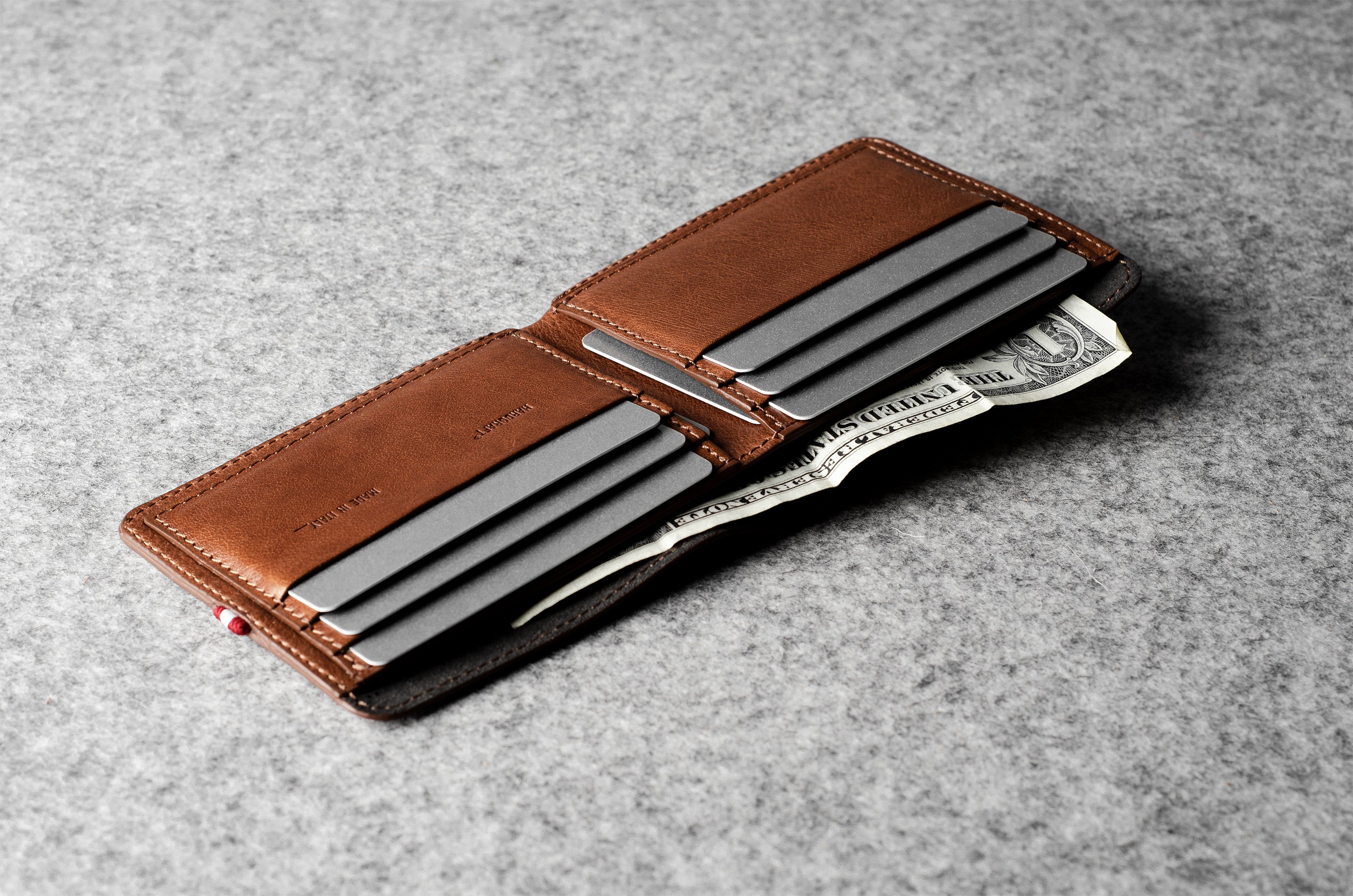 アクセサリー Hardgraft CASH CARD WALLET . OFF GREY Cash Card Wallet . Classic – hardgraft
