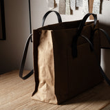 Sac de marché du chef. Brunâtre