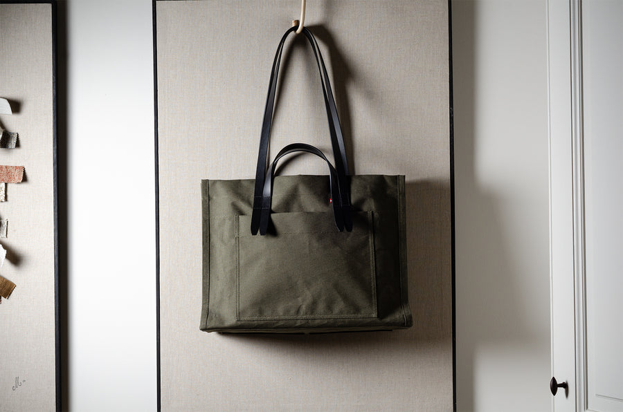 Sac de marché du chef. Forêt