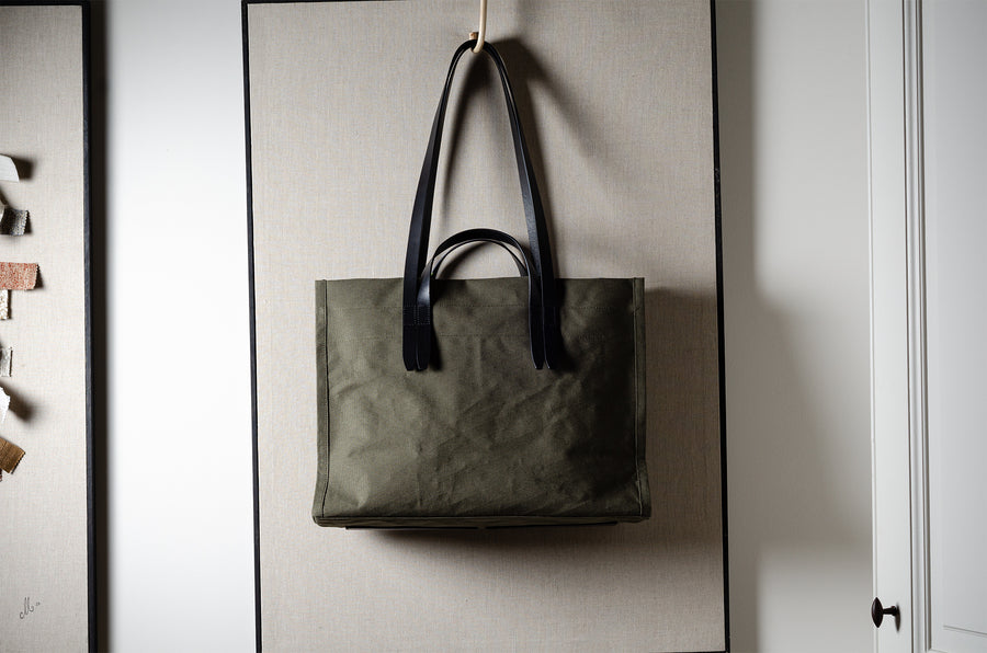 Sac de marché du chef. Forêt