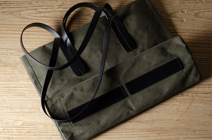 Sac de marché du chef. Forêt