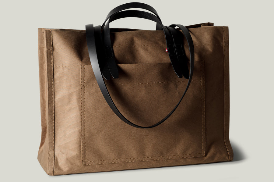 Sac de marché du chef. Brunâtre