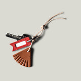 Colourcode Key Tag . Red Brown