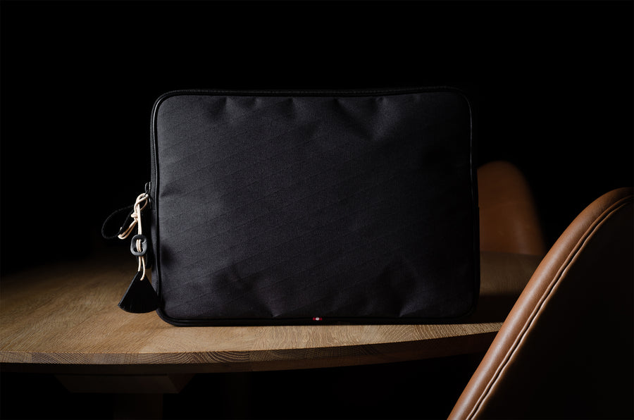 Content MacBook Case . Charcoal