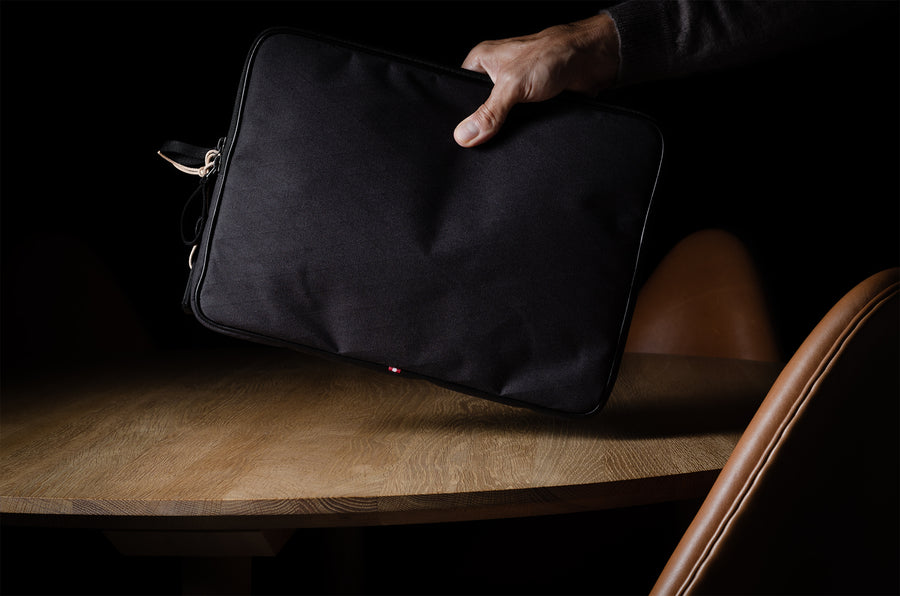 Content MacBook Case . Charcoal