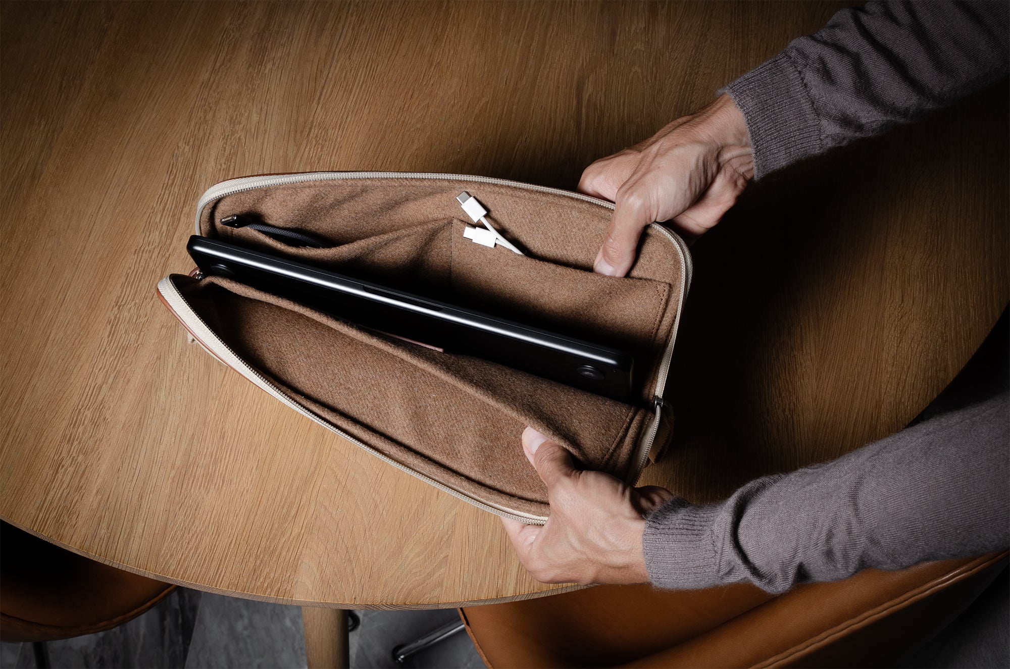 Content MacBook Case . Natural – hardgraft