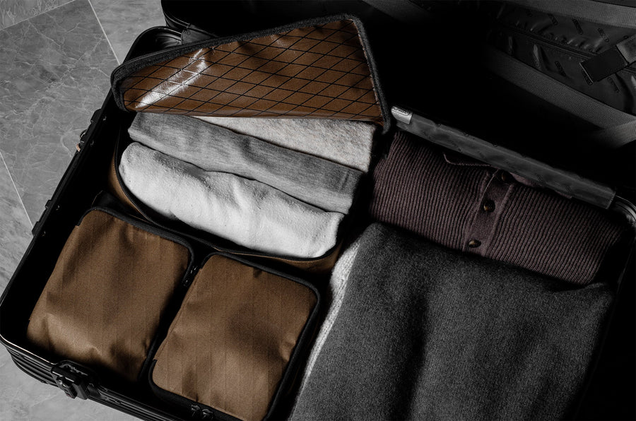 Fly Travel Kit . Black Brownish 3 Pack