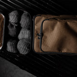 Fliegen-Reiseset. Schwarz-bräunlich, 3er-Pack