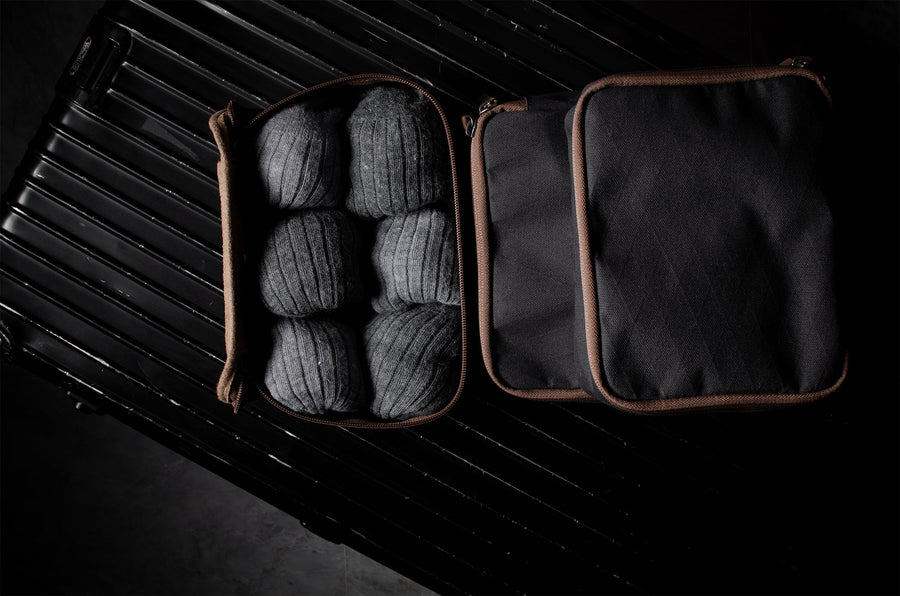 Fly Travel Kit . Charcoal 3 Pack