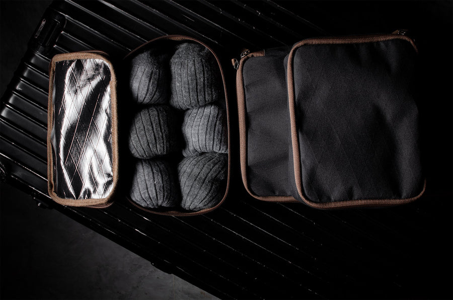 Fly Travel Kit . Charcoal 3 Pack